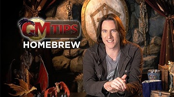 Creating Homebrew Content in RPGs! (GM Tips w/ Matt Mercer)