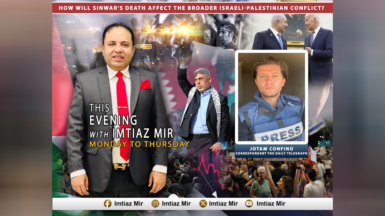 This Evening with Imtiaz Mir) Speaker: Jotam Confino (Correspondent The Daily Telegraph)