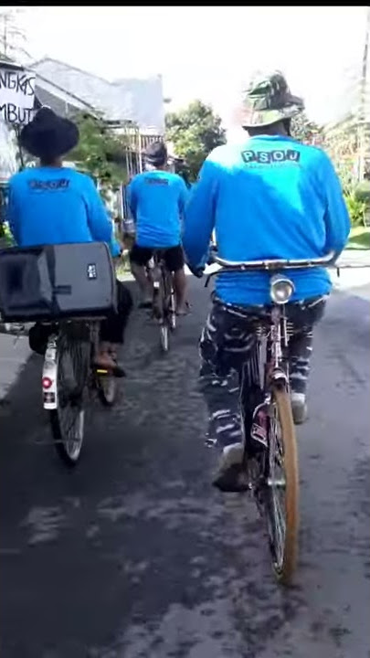 Sepeda Onthel Unik - Jalannya Mundur