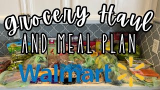 Weekly Walmart Budget Grocery Haul & Meal Plan | Molly Purcell | Molly Makes it Easy