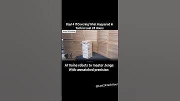 Revolutionary AI Teaches Robots to Master Jenga! 🔥 | Trending Tech News #technews #ai #trending