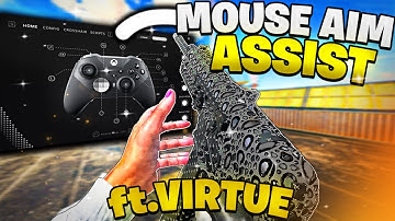 IRIDESCENT Using Aim Assist on KEYBOARD & MOUSE in Warzone