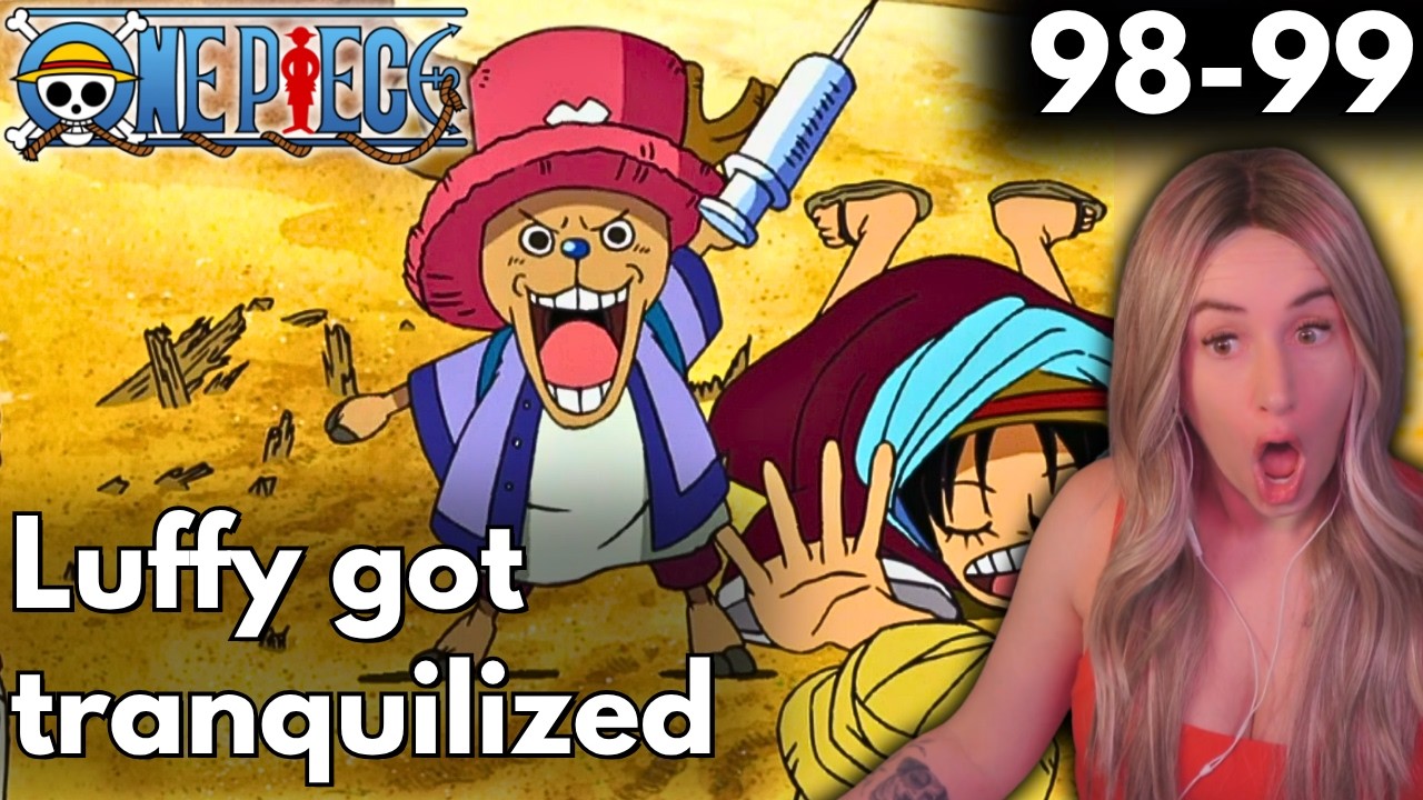 Chopper had no choice..😐😂 | One Piece ep's 98 & 99 (DUB Reaction
