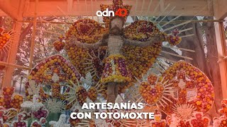 Artesanías con hoja de Totomoxtle