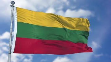 Lithuania Flag Animation Motion Graphics