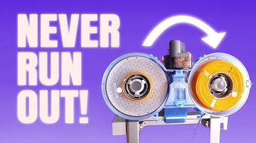 Nooit meer zonder filament tijdens het printen - Hoe u automatisch bijvullen gebruikt op Bambu-pr...