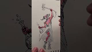 Art Juice! Strange Art - ink Demon Friday #inkdrawing #demon Art Juice! Strange Art - ink Demon Friday #inkdrawing #demon