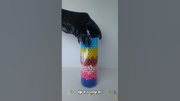 🌈ASMR 🎉Satisfying Reverse Colorful Beads #asmr #satisfying #stonebeads #reverse #funny