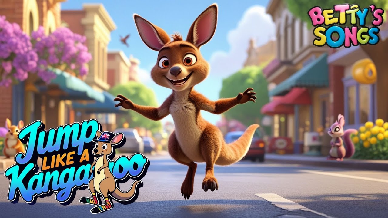 JUMP Like a Kangaroo 🦘🎵 with this FUN Kids Song! - YouTube