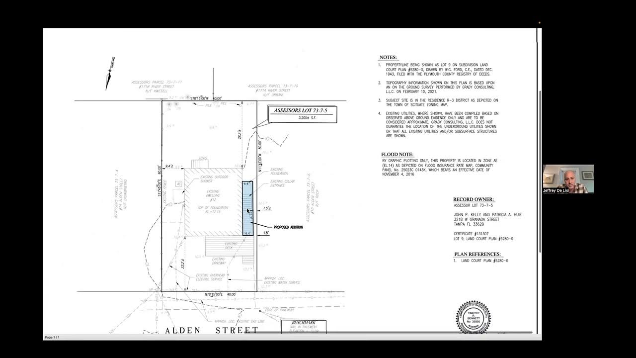 Scituate Zoning Board of Appeals Meeting 04/20/2023 YouTube