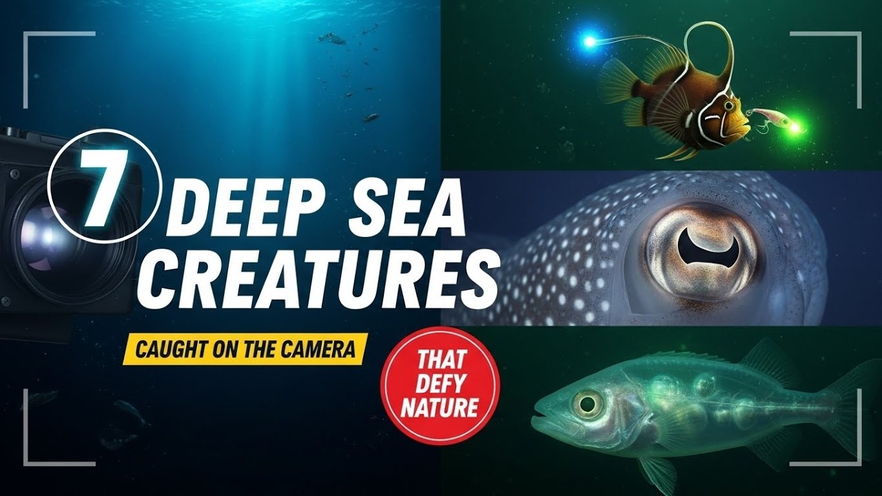 7 Deep Sea Creatures Caught on Camera That Defy Nature - YouTube