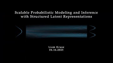 Scalable probabilistic modeling and inference with structured latent representations