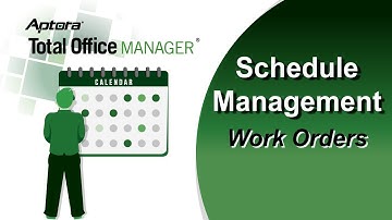 How to Create Work Orders in Total Office Manager