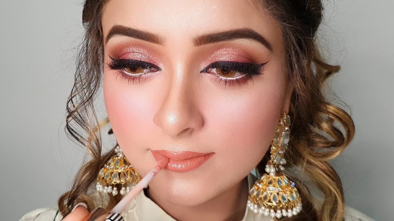 Wedding Guest Makeup Look with Pakistani brands Miss Rose  Kashees Makeup