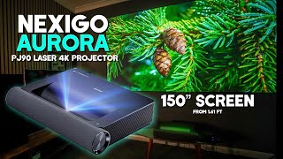 NexiGo Aurora PJ90 4K Laser Projector Review Feature Packed & Incredible Price