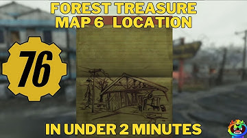 How to Find the Forest Treasure map 6 in #fallout76 #fallout76guide