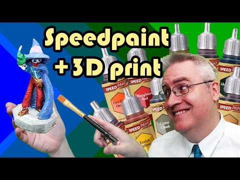 Can Speedpaint Color 3D Printed Minis? Or will it fail in the wash?