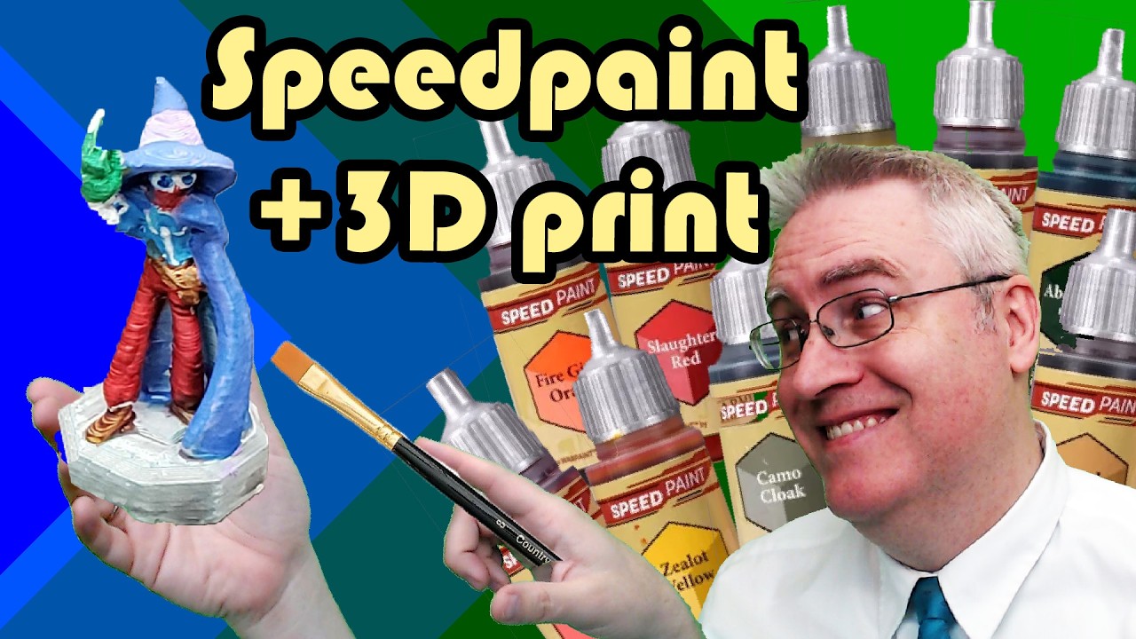 Можно ли раскрасить миниатюры, напечатанные на 3D-принтере, с помощью Speedpaint? Или результат б...