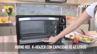 Horno Tostador Kalley - YouTube