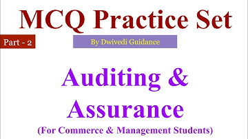 Part 2 - contemporary audit mcq | auditing mcq with answer | mcq of auditing |auditing mcq for b.com