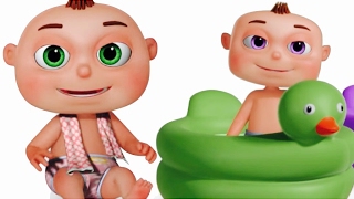Five Little Babies Bathing In A Tub | Nursery Rhymes And Kids Songs | Zool Babies Fun Songs