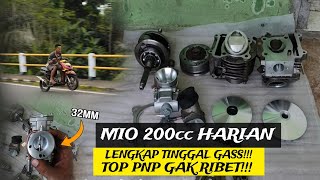 Mio 200cc Harian💯 Gass!!! dikit terbang ‼️#mio200cc