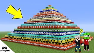 MİNECRAFT 40 FARKLI TNT PİRAMİTİ PATLATIRSAK NE OLUR? MİNECRAFT 40 FARKLI TNT PİRAMİTİ PATLATIRSAK NE OLUR?