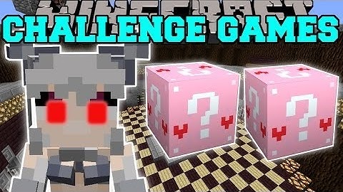 US Minecraft | WERECAT CHALLENGE GAMES - Lucky Block Mod - Modded Mini Game