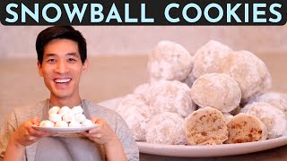 The BEST Snowball Cookies Recipe Ever (MELT IN YOUR MOUTH) - Christmas Cookies | Danlicious