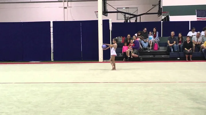 Rita rhythmic gymnastics ball routine