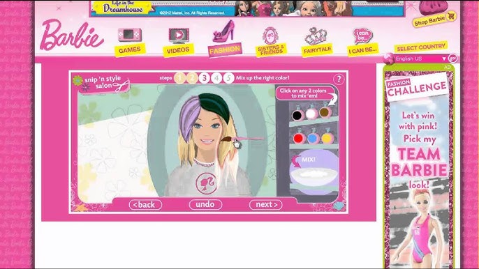 Jogo Da Barbie Snip N Style Salon  Barbie games, Barbie, Hair salon games