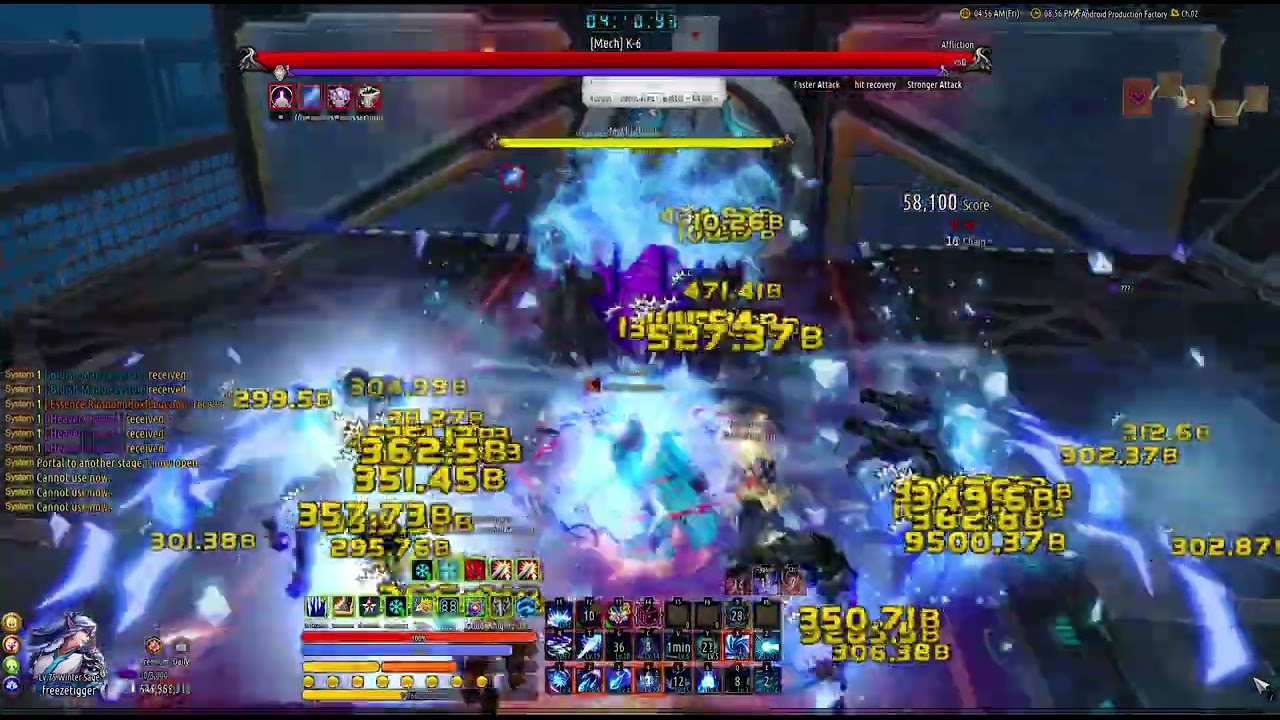 2022-02-11 Kritika Online Reboot : Altar & droid factory Winter mage (CP 487M)