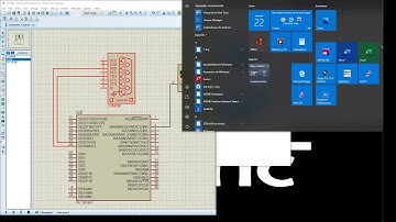 Comunicación Serial del PIC 16f887 a la  PC utilizando el simulador de la suite PROTEUS.