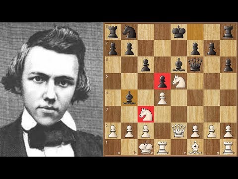 First Game Against a Master! || Morphy vs Löwenthal (1850)