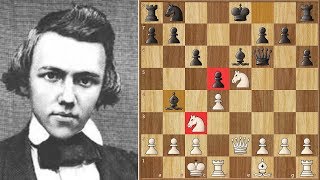 First Game Against a Master! || Morphy vs Löwenthal (1850) screenshot 5