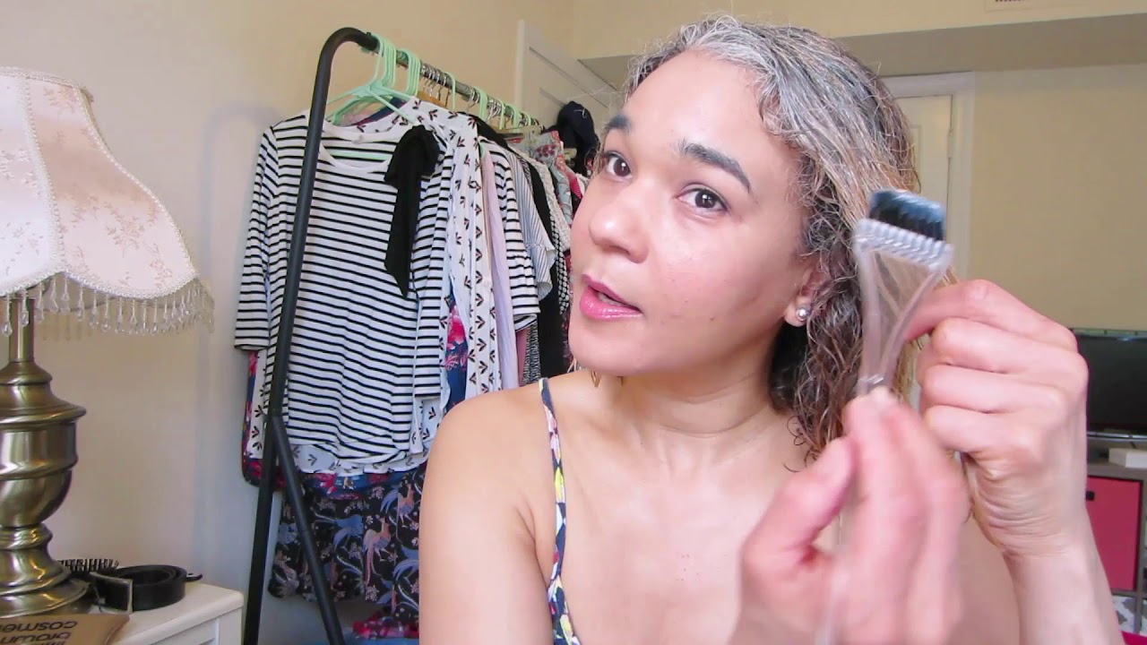 Growing Out Natural Gray Hair And Toning Bleached Hair Youtube