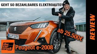 Peugeot e-2008 im Test (2022) Geht so bezahlbares Elektroauto? 🦁 Fahrbericht | Review | GT Pack screenshot 5