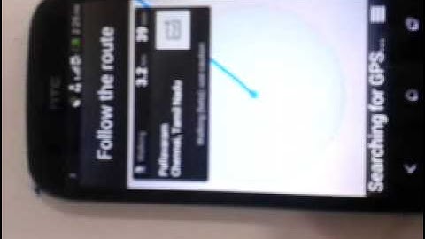 how do we navigate google maps in HTC phones