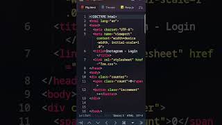 Make counter in HTML CSS with animation #viral #shorts #youtubeshorts #html #css