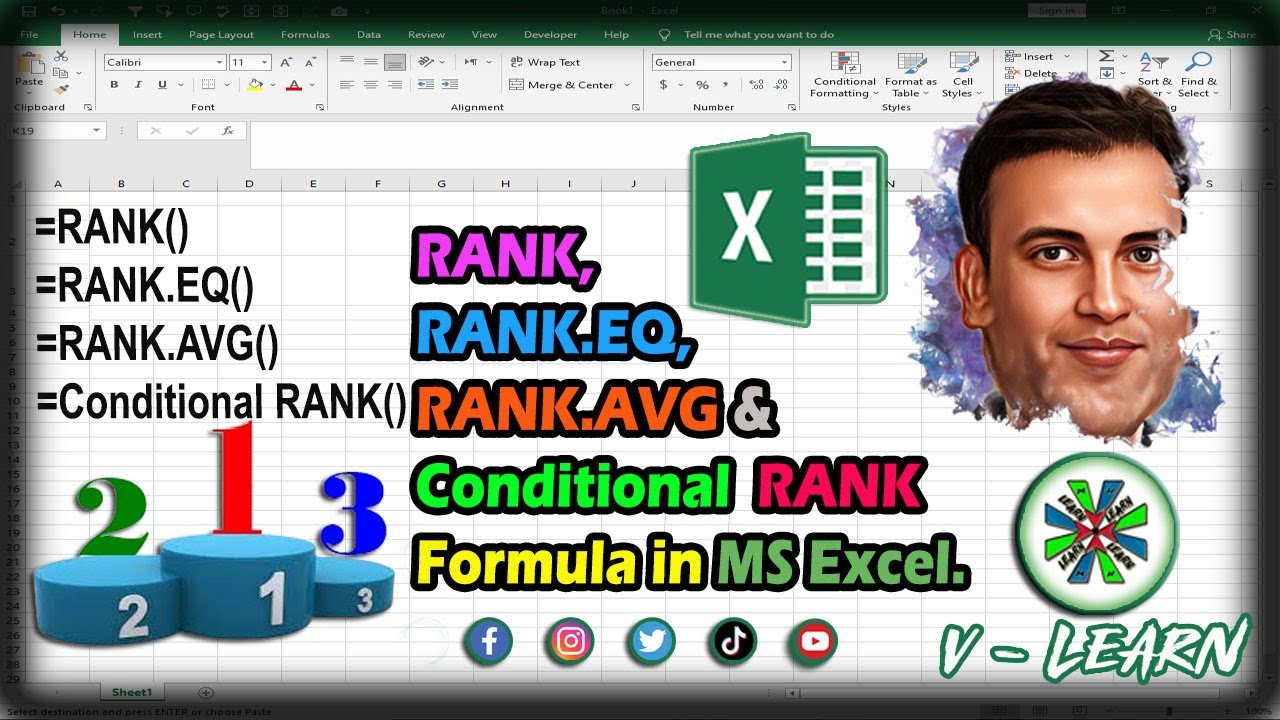 How To Use RANK Formula In Excel In Urdu And Hindi Calculate Rank In 7-how-to-use-rank-function-in-excel-youtube