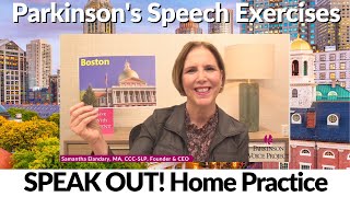 Parkinson's Speech Exercises: BOSTON
