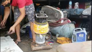 How to replace tamping rammer bellows