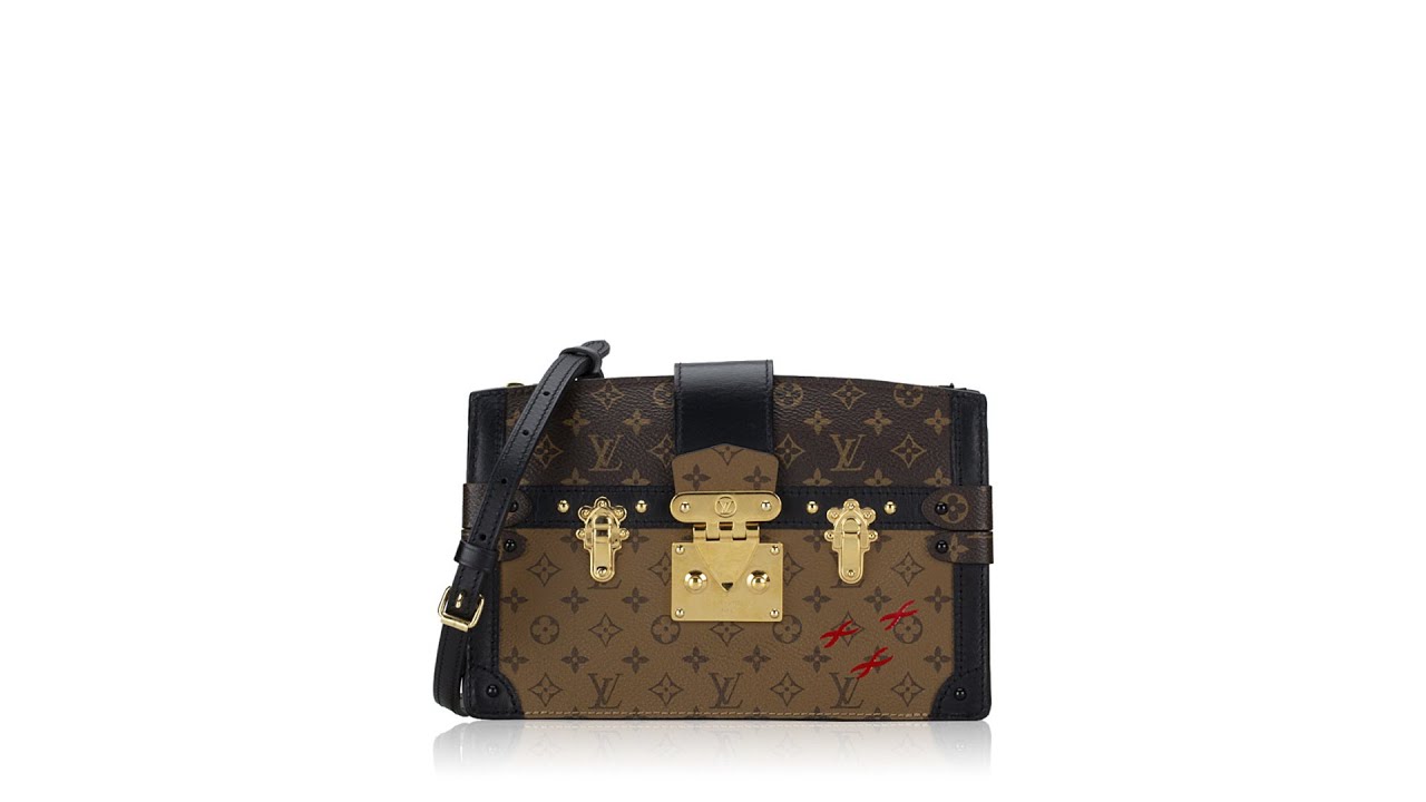 Louis Vuitton Trunk Clutch Reverse Monogram Brown Cloth ref.283596 - Joli  Closet