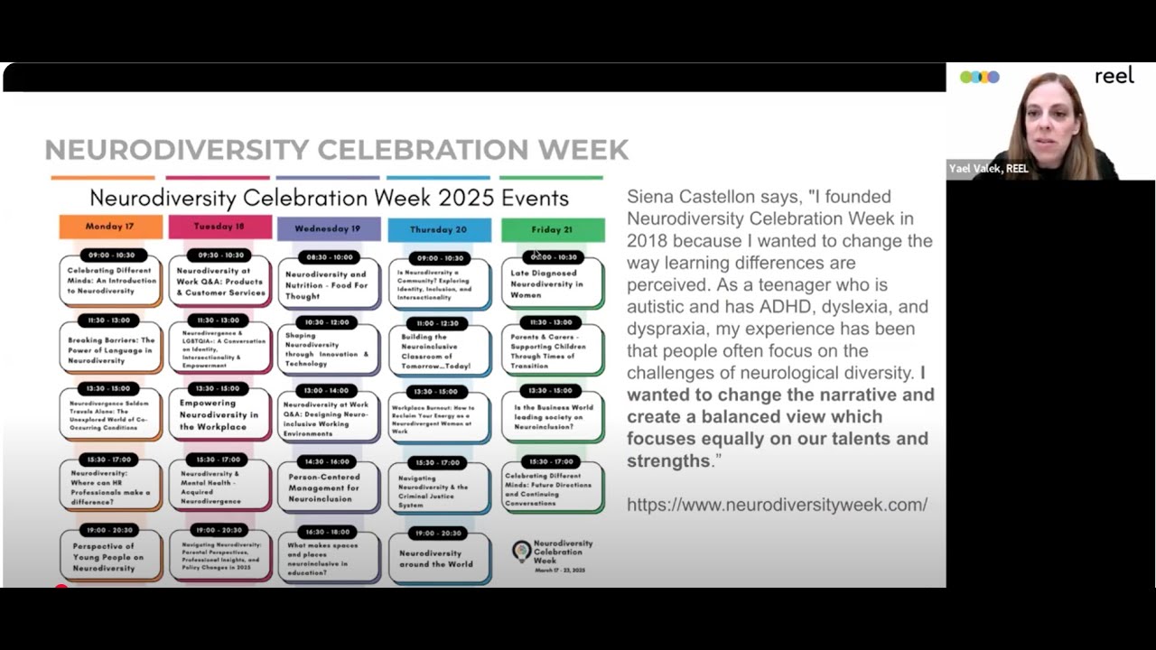 Neurodiversity Celebration Week Student Panel