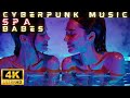 Cyberpunk Spa Babes 💜 6 hours Ultimate Cyberpunk Mix in 4K | EDM &amp; Neon Vibes
