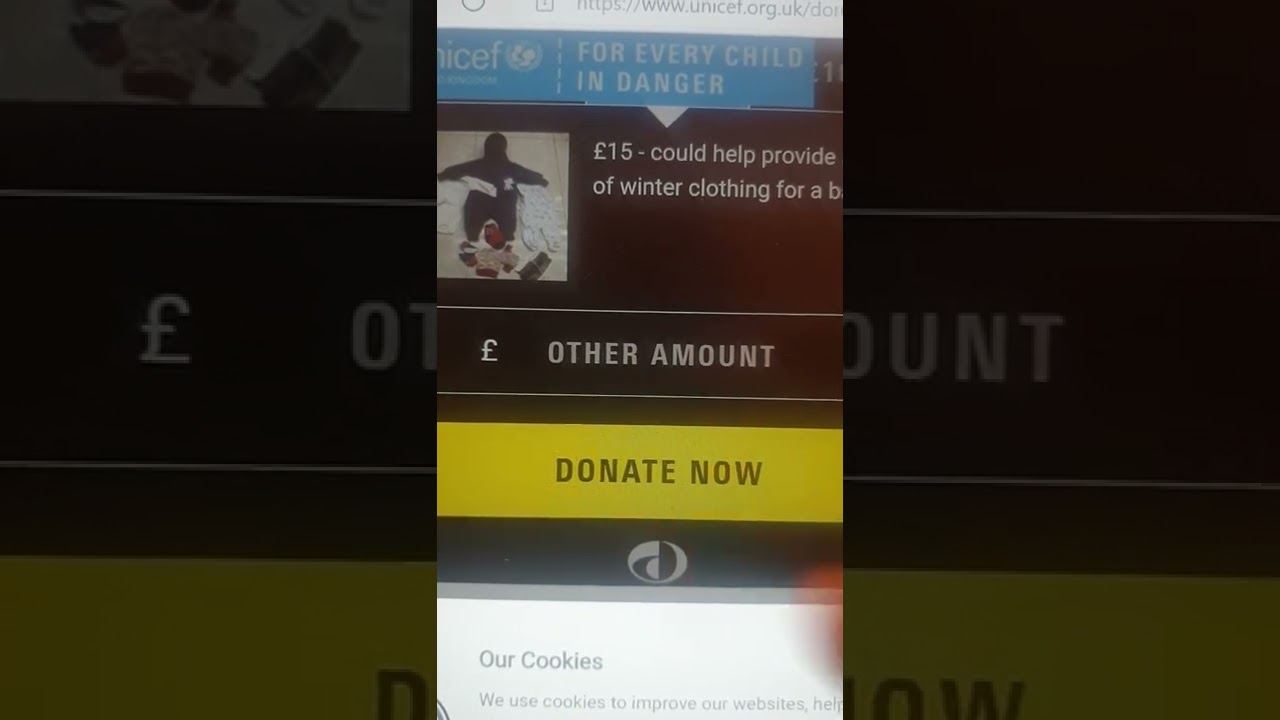 how to donate to Unicef