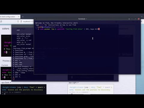 Cara Install dan Kustomisasi FISH SHELL di Linux
