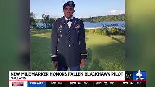 Blackhawk pilot honored with memorial marker in Gallatin