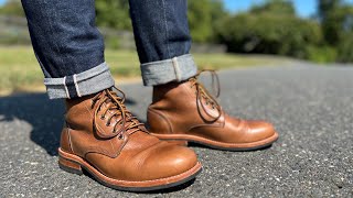 OAK STREET BOOTMAKERS TRENCH BOOT in Horween Natural Chromexcel REVIEW!!!!