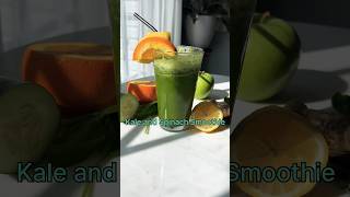 Kale and Spinach Immune Boosting Smoothie #healthysmoothie